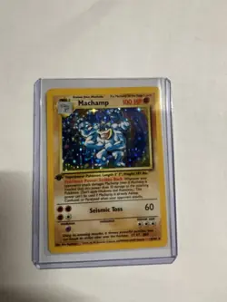 Pokemon Machamp 1st Edition Deck Exclusives Holo Rare 008/102 100 HP - Image 1