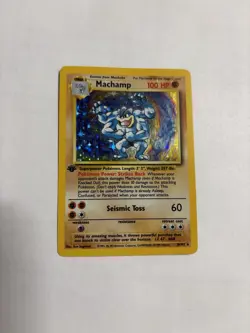 Pokemon Machamp 1st Edition Deck Exclusives Holo Rare 008/102 100 HP - Image 2