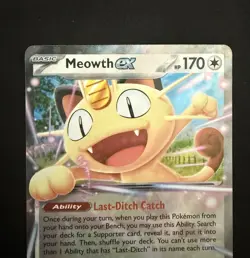 Pokemon TCG Meowth EX 62/88 Double Rare Perfect Order - Image 2