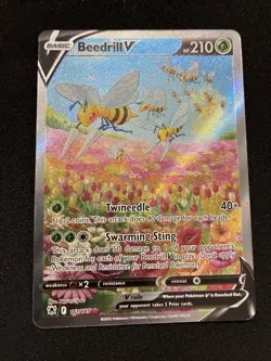 Pokemon Beedrill V Ultra Rare Full Art Astral Radiance 161/189 - Image 1