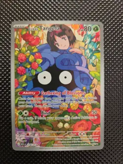 Pokemon Erika’s Tangela 218/217 Illustration Rare Pokemon TCG Ascended Heroes - Image 1