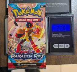 Paradox Rift Booster Pack - Heavy 22.83g - Sealed - Pokemon TCG Scarlet & Violet - Image 1