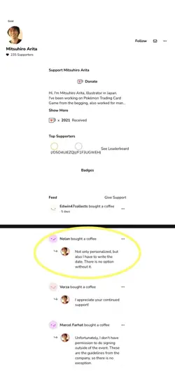 Charizard Base NO RARITY - Arita Signed & Sketched- PSA Authentic - Pokemon 1st - Image 4