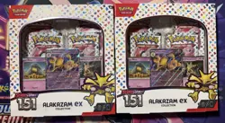Pokemon Scarlet & Violet 151 Alakazam EX Collection Box New Factory Sealed Qty 2 - Image 1