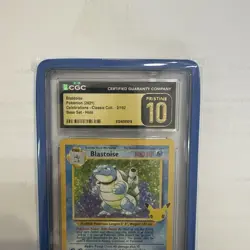 Pokemon 25th Anniversary Blastoise 2/ Classic Coll Base Set CGC PRISTINE 10 Gold - Image 4