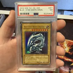 Yugioh Blue Eyes White Dragon SDK-001 PSA 7 - Image 1