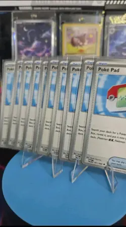 Pokemon TCG Poke Pad 081/088 Lot (10) NM Perfect Order Poke Pad x13 - Image 1