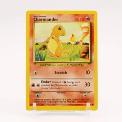 Charmander - 46/102 Base Set Unlimited Pokemon - NM - Image 1