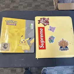 Lot of 2 Pokemon Binders Empty With Pages Pikachu Vintage & Ultra Pro - Image 1