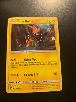 Pokemon TCG Tapu Koko Promo Holo SM30a - Image 1