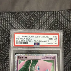2021 POKEMON CELEBRATIONS #88 MEW EX HOLO CLASSIC COLL LEGEND MAKER PSA 10 - Image 2