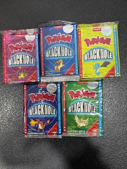 (X5) Funskool India Pokemon Blackhole Series Sealed Packs Complete Set - Image 1