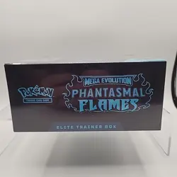 Pokemon Mega Evolution Phantasmal Flames Elite Trainer Box Factory Sealed - Image 3