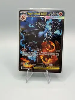 Mega Charizard X EX SIR 125/094 (English) Phantasmal Flames Pokemon TCG - Image 1