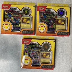 (3x) Pokemon Day 2026 30th Anniversary Collection Sets Sealed ALL HAVE SWIRLS!! - Image 1