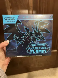 Pokemon TCG Mega Evolution Phantasmal Flame Elite Trainer Box ETB Factory Sealed - Image 1