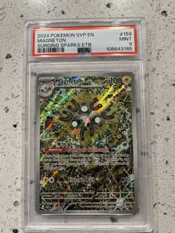 Pokemon Magneton 159 SV: Scarlet & Violet Promo Holo PSA 9 2024 - Image 1