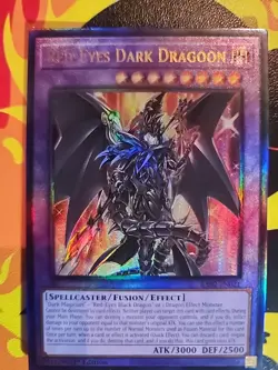 Yugioh - 1x Red-Eyes Dark Dragoon RA02-EN021 Prismatic Ultimate Rare 1st Ed NM - Image 1