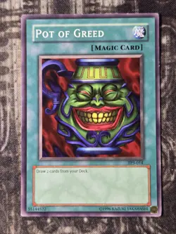 POT OF GREED - Common Tournament Pack 3 LP Light Play TP3-014 - Image 1