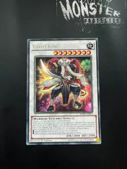 YUGIOH GOYO KING RARE BOSH-EN051 1ST EDITION - Image 1