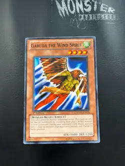 YUGIOH GARUDA THE WIND SPIRIT COMMON SDDL-EN014 1ST EDITION - Image 1