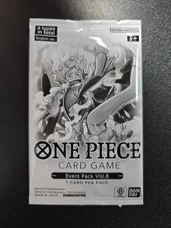 One Piece TCG Event Pack Vol. 8 - 1 Card Promo Pack - English - SEALED - Image 1