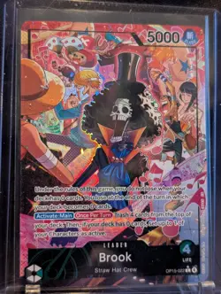 OP15-022 Brook Alt Art Leader Adventure on Kami’s Island One Piece TCG English - Image 1