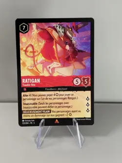 Carte LORCANA FR - Chapitre 5 123/204 Ratigan - Rare non Foil Neuf - Image 1