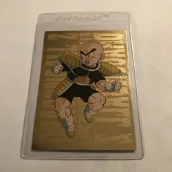 Dragon Ball Z Krillin Gold Foil Card G-3 1999 JPP/AMADA Rare DBZ CCG MINT - Image 1