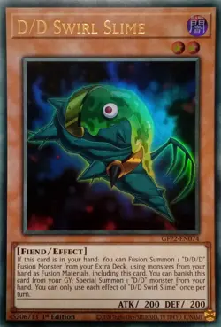 GFP2-EN074 D/D SWIRL SLIME ULTRA RARE 1ST EDITION YuGiOh CARD - Image 1
