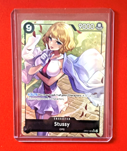 Stussy OP07-085 (Alt Art) SR One Piece Card Game TCG ENGLISH NM - Image 1
