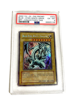 Yu-Gi-Oh! Blue Eyes White Dragon BPT-003 Limited Edition PSA 6 Card - Image 1