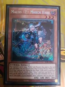 Yu-Gi-Oh Maliss P March Hare Secret Rare Card 1st Edition - Image 3