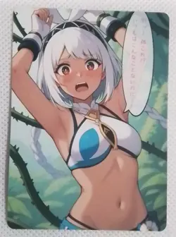 Mualani Pokemon Lewd Anime Doujin Waifu Double Sided Card AGC CCG - Image 1