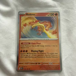 Pokemon Card Moltres Pokemon 151 Reverse Holo Rare 146/165 Near Mint - Image 1