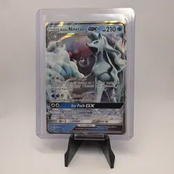 Pokemon Alolan Ninetales GX TCG Sun & Moon: Guardians Rising Holo Card 22/145 - Image 1