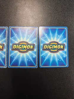 Vintage Digimon Lot Of 4 Cards Holo Emglish Angemon Saberleomon - Image 5