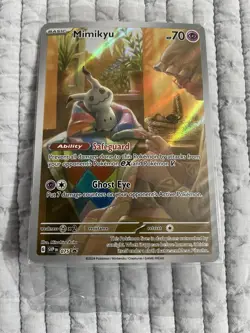 Pokemon TCG Mimikyu 075 Sv: Scarlet & Violet Black Star Promo Card Holo SEALED - Image 1