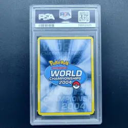 2004 Pokemon Promo World Championship Blaziken Tech 97 Rayquaza Ex PSA 9 Mint - Image 4