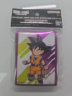 Dragon Ball Super Fusion World Card Game Official Sleeves Kid Goku (64-Pack) - Image 1