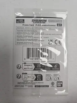 Aegiochusmon P-213 Promo Digimon Card English TCG Sealed - Image 2