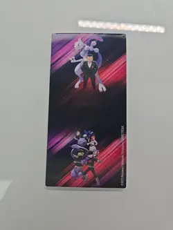 Pokemon Destined Rivals Lenticular Hologram Card Bookmark 2025 Team Rocket - Image 1