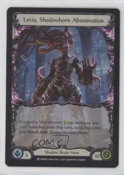 2019 Flesh and Blood - Hero Card Promos Levia Shadowborn Abomination #HER040 - Image 1