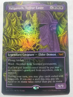 Valgavoth, Terror Eater (Showcase) Duskmourn: House of Horror Foil - Image 1