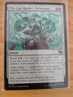 MTG The Last Ronin's Technique (FOIL) 0012 Teenage Mutant Ninja Turtles M/NM - Image 1