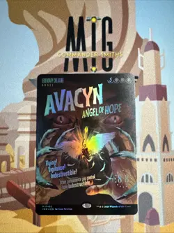 Avacyn Angel of Hope ✨ Borderless Poster FOIL ✨ MTG NM Innistrad Remastered - Image 1