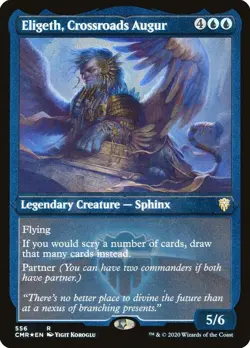 Eligeth, Crossroads Augur (Foil Etched) R Commander Legends 556 NM - Image 1