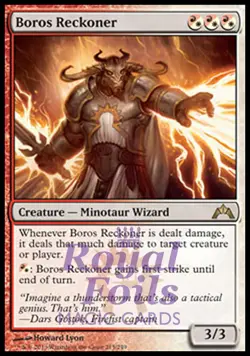 Boros Reckoner 1x FOIL GTC MTG Gatecrash Rare MINT red white - Image 1