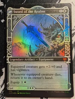 Magic the Gathering Halvar, God of Battle (Showcase) Kaldheim Foil White Mythic - Image 2