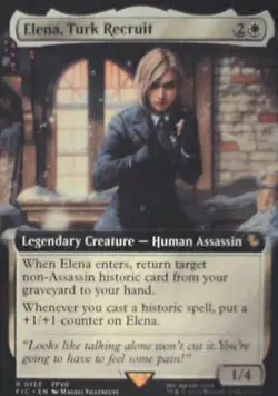 Elena, Turk Recruit (Extended Art) - Commander: FINAL FANTASY: #133 Nm C252 - Image 1